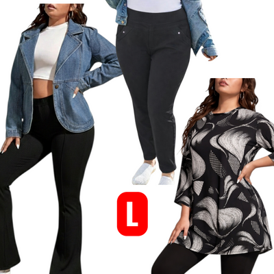 3БР в L размер-дънково яке,туника,панталон