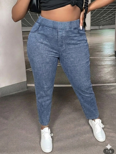 МАКСИ дънков панталон от 3ХЛ-6ХЛ