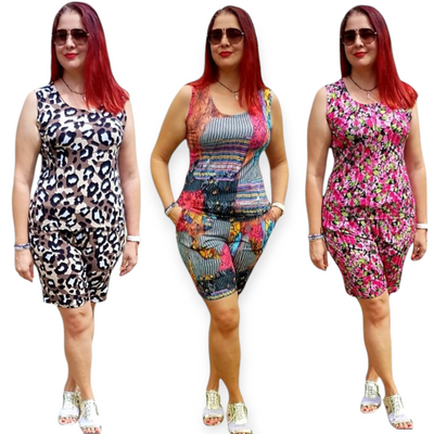 Къси панталонки +потник КОМПЛЕКТ МАКСИ 1