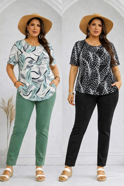 PLUSSIZE КОМПЛЕКТИ, блуза+панталон