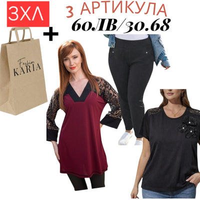 ЗБР АРТИКУЛИ В ТОРБИЧКА KARIA.FASHION 3ХЛ