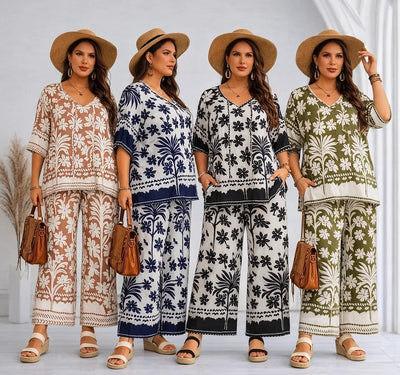 ГОЛЕМИ размери комплекти блузка +панталон