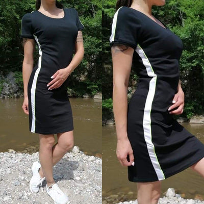 Спортна рокля с кант